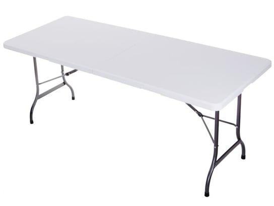 Stół ogrodowy MODERNHOME, biały, 74x180x70 cm ModernHome