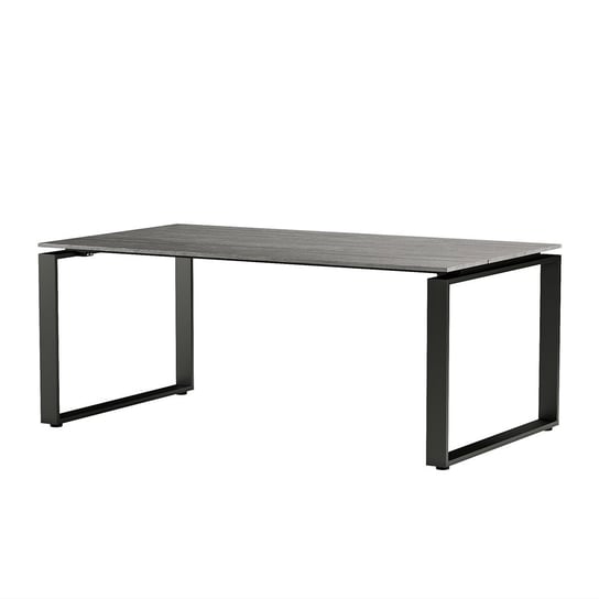 Stół ogrodowy Tiower aluminiowy 180x100 cm szary Selsey