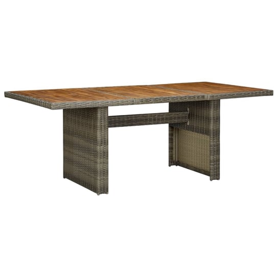 Stół ogrodowy VIDAXL, brązowy, 200x100x74 cm vidaXL