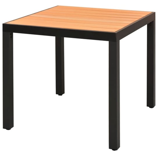 Stół ogrodowy VIDAXL, brązowy, 80x80x74 cm vidaXL