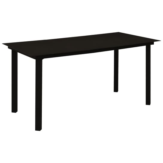 Stół ogrodowy VIDAXL, czarny, 150x80x74 cm vidaXL