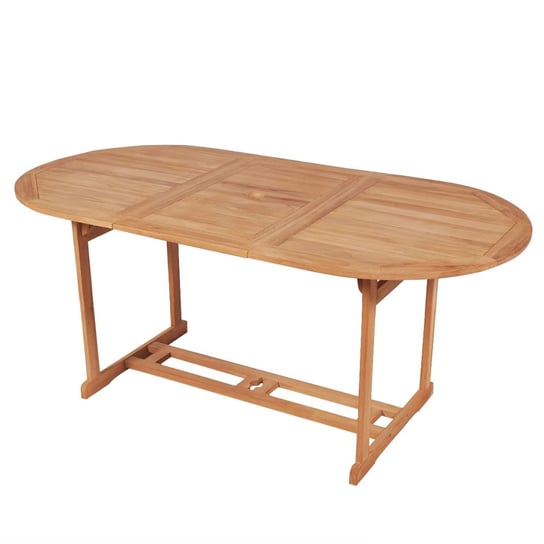 Stół ogrodowy VIDAXL, drewniany, brązowy, 180x90x75 cm vidaXL