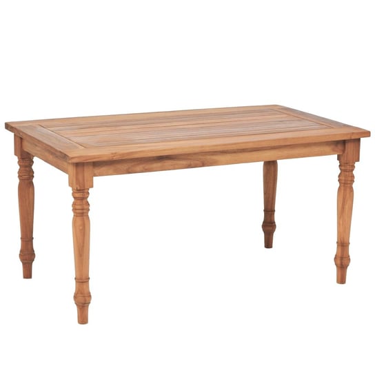 Stół ogrodowy vidaXL, drewniany, brązowy, 90x50x45 cm vidaXL