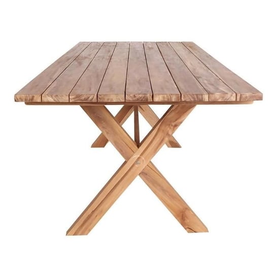 Stół ogrodowy z drewna tekowego MURCIA 200 x 90 cm Inna marka