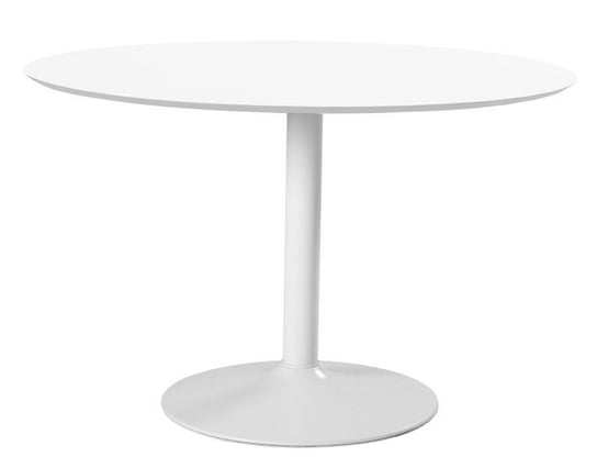 Stół okrągły ACTONA Ibiza biały, 110 cm Actona