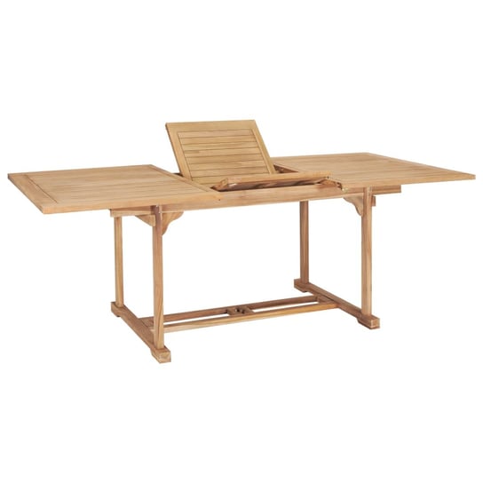 Stół piknikowy drewniany 150-200x100x75 cm, kolor  / AAALOE Inna marka