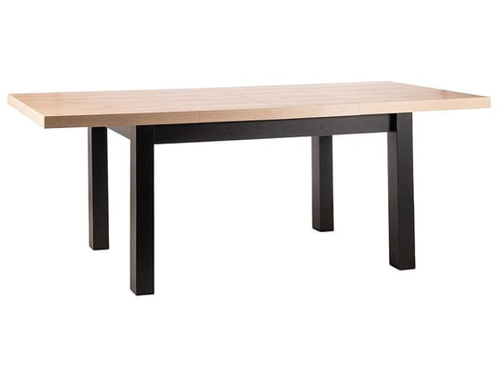 Stół rozkładany do jadalni PRESTO 140(218)X80 dąb artisan/czarny Signal Meble