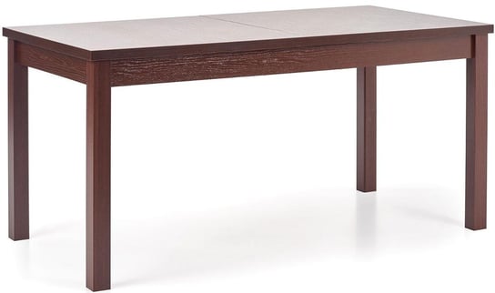 Stół rozkładany ELIOR Aster, ciemny orzech, 76x75x158 cm Elior