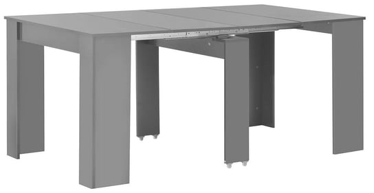Stół rozkładany ELIOR Bares, szary, 175x90x75 cm Elior