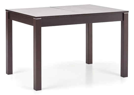 Stół rozkładany ELIOR Destin 3X, ciemnobrązowy, 74x200x90 cm, 4 szt. Elior