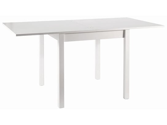 Stół rozkładany kwadratowy FLIP 80(160)x80 biały mat Signal Meble