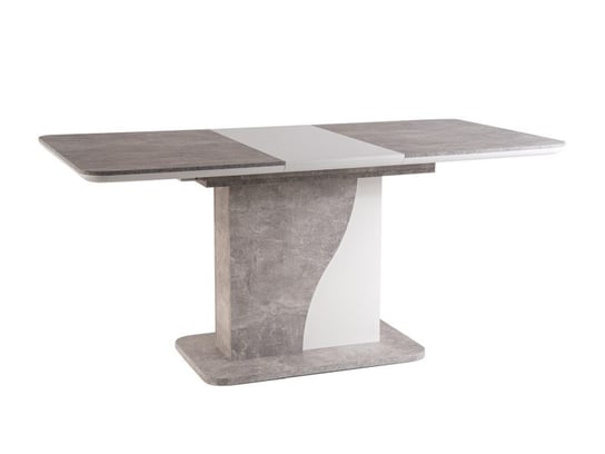 Stół rozkładany Szary-efekt betonu, laminat Signal