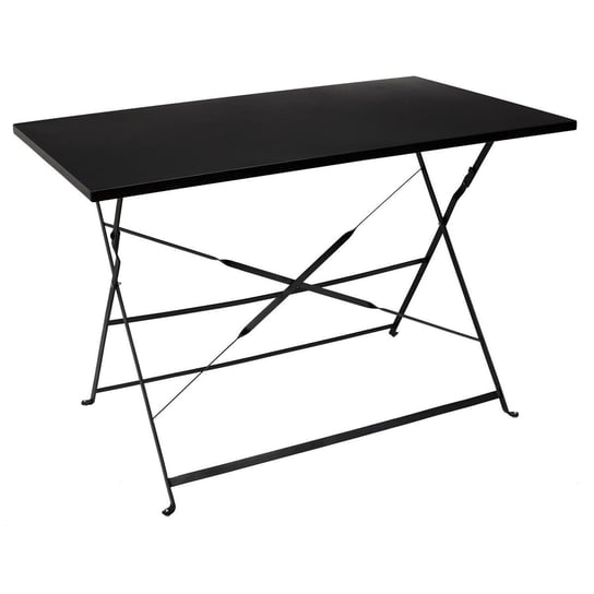 Stół składany Palermo czarny 70x110 cm Intesi