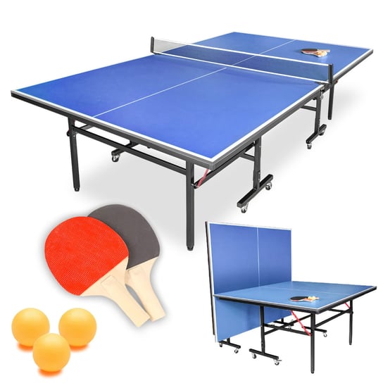 Stół Tenis Stołowy Ping Pong Niebieski Stół Do Ping Ponga Zolta