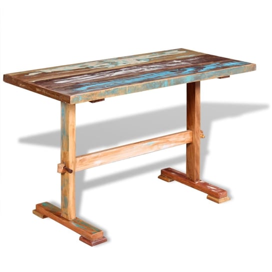 Stół Vintage Drewno Odzysk 120x58x78 cm Brązowy Zakito Europe