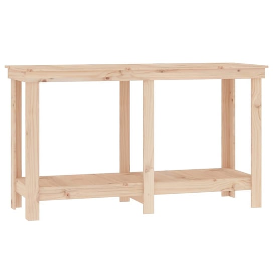 Stół warsztatowy drewniany 140x50x80 cm, sosnowy Inna marka