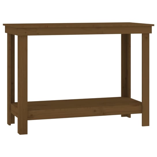 Stół warsztatowy z półką, drewno sosnowe, 110x50x8 Inna marka
