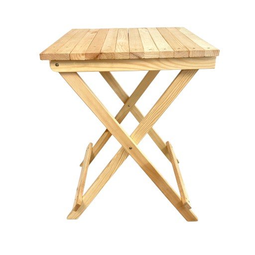 Stół WoodGall drewno kwadratowy 49 x 49 x 69 cm WoodGall