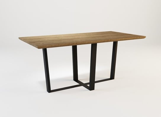 Stół z litego drewna i stali V03 SJ OAK LOFTABLE
