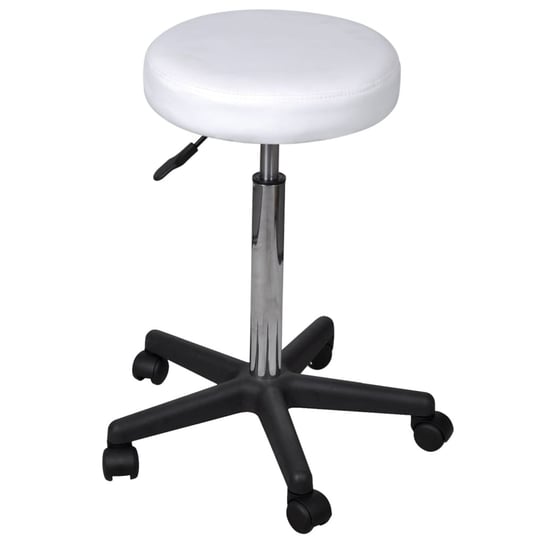 Stołek biurowy komfort+siedz+wymiar+biały / AAALOE Inna marka