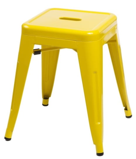 Stołek D2 DESIGN Paris, żółty, 30x46 cm D2.DESIGN