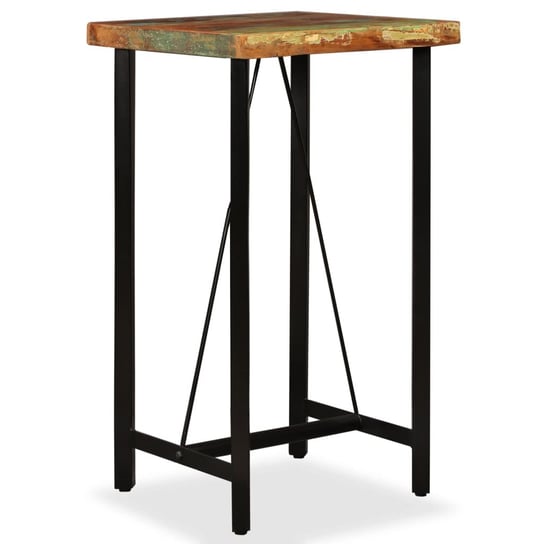 Stolik barowy industrialny z drewna 60x60x107 cm, Zakito Europe