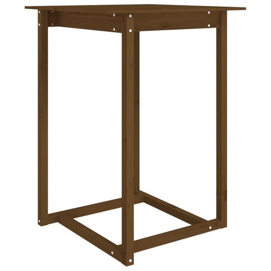 Stolik barowy z drewna sosnowego - 80x80x110 cm, k / AAALOE Inna marka