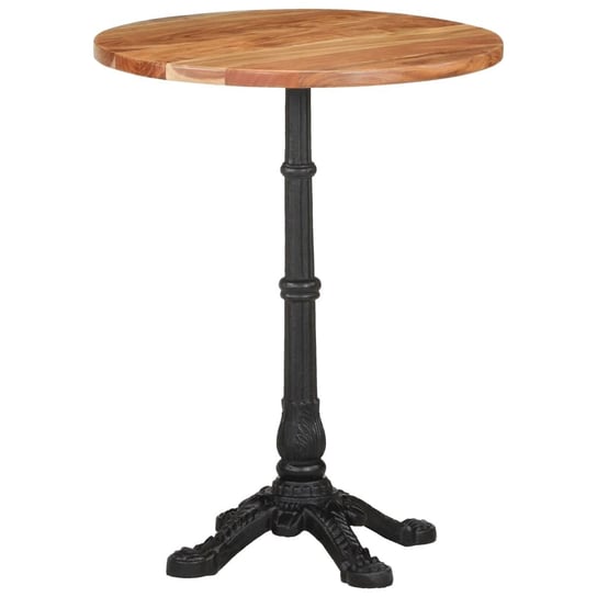 Stolik bistro, okrągły, Ø60x76 cm, lite drewno akacjowe vidaXL