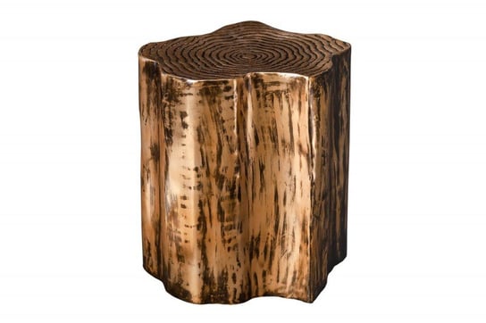 Stolik Dekoracyjny Kawowy Orient Wood Złoty Metalowy 47Cm Invicta Interior