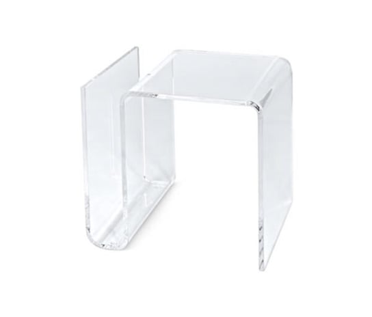 Stolik dostawiany przeźroczysty ze szkła akrylowego Tchibo