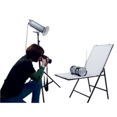 Stolik fotograficzny do szybkiego montażu z białej plexi nr 1 Inna marka