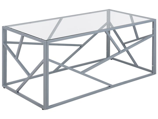 Stolik kawowy BELIANI Orland, srebrny, 45x100x50 cm Beliani