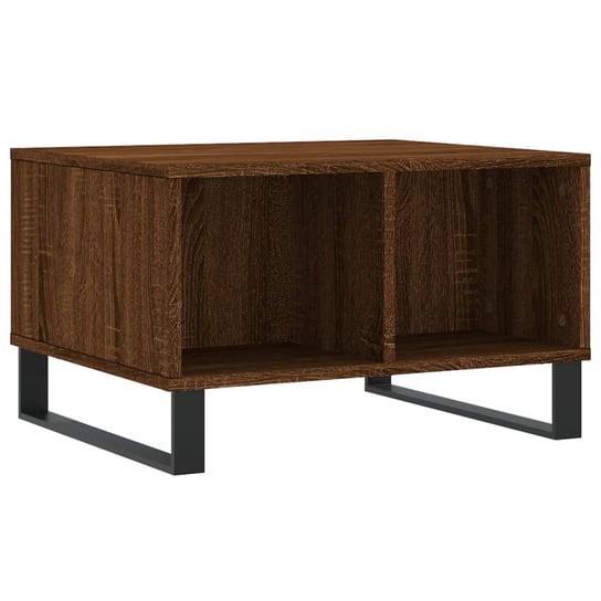 Stolik kawowy drewniany 60x50x36,5 brązowy oak / AAALOE Zakito Home