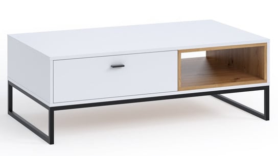 Stolik kawowy OLIER OL-05 Szerokość 120 cm Loft Szuflada Półka Inna marka