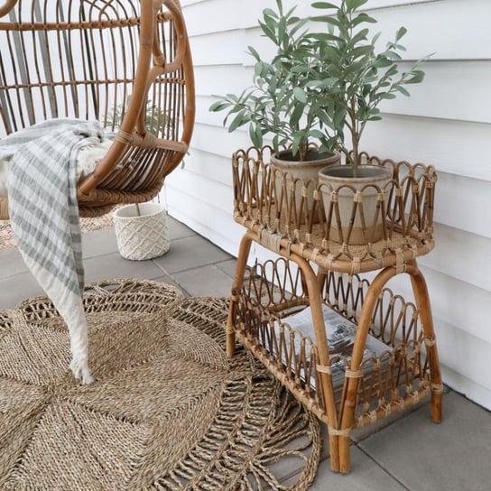 Stolik kwietnik rattan Boho Swing MIA home