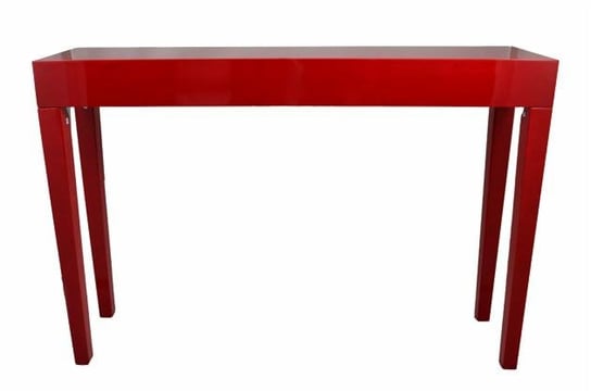 Stolik mały MODERN, czarwony połysk, 112x27x75 cm Inny producent