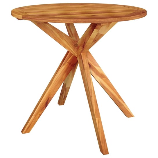 Stolik ogrodowy drewniany, 85x75 cm, akacja, oliwk / AAALOE Inna marka