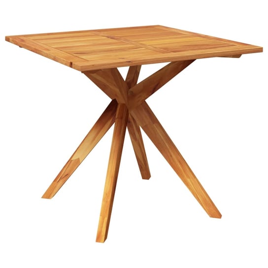 Stolik ogrodowy drewniany, 85x85x75 cm, sosna/akac / AAALOE Inna marka