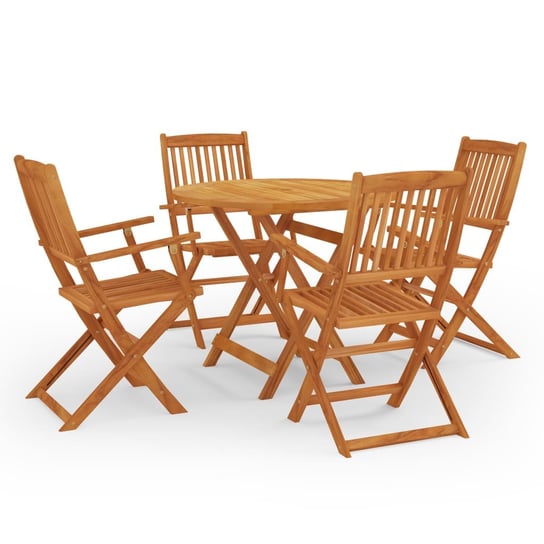 Stolik ogrodowy z zestawem krzeseł Eukaliptus Rust Zakito Europe