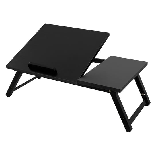 Stolik pod laptopa składany czarny z drewna ML-Design ML-DESIGN