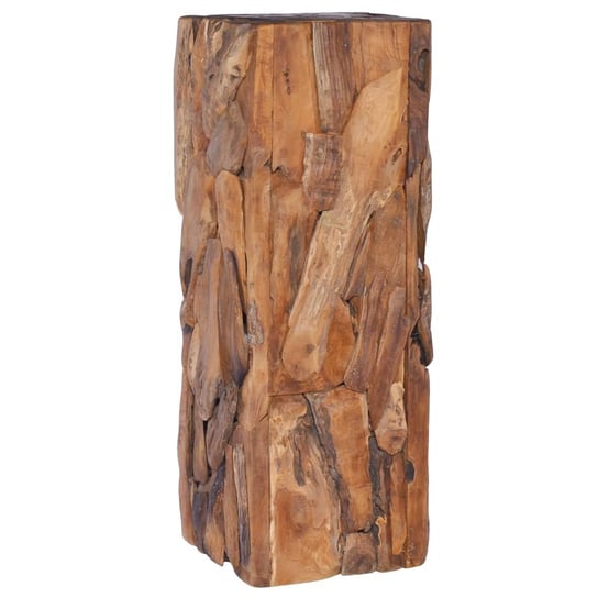 Stolik pomocniczy, 30x30x80 cm, lite drewno tekowe vidaXL