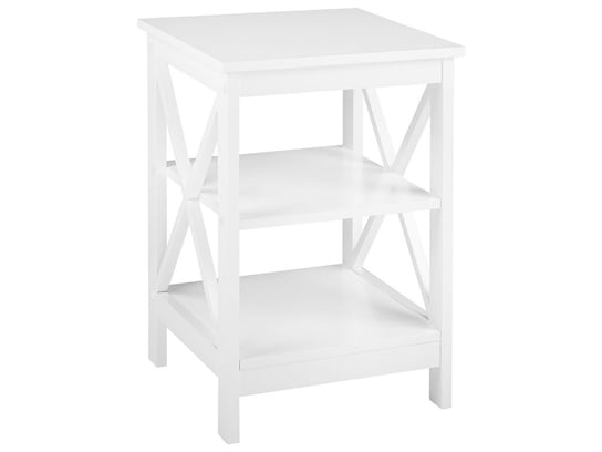 Stolik pomocniczy BELIANI Foster, biały, 40x40x60 cm Beliani