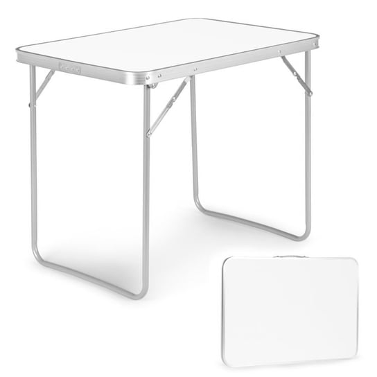 Stolik turystyczny stół piknikowy składany 70x50cm biały Modernhome
