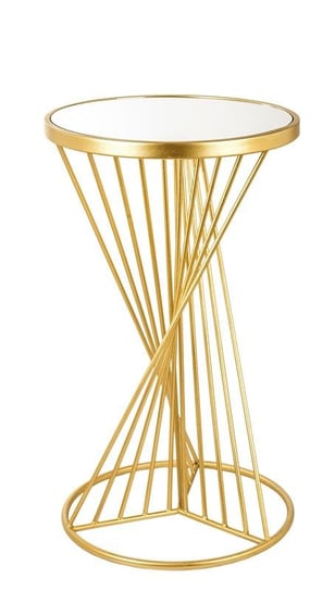 Stolik złoty skrzyżowany  69x40,5x40,5 cm Art-Pol