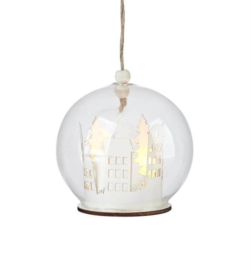 Stołowa dekoracja świąteczna Myren kula LED 0,06W biała ciepła Markslojd