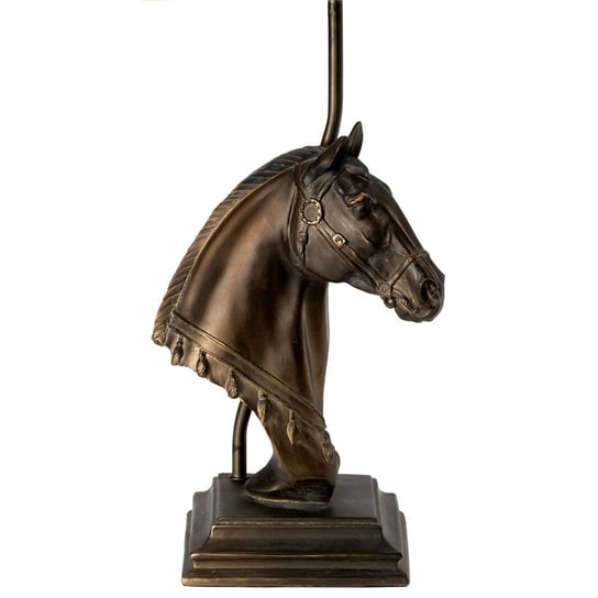 Stołowa lampa koń Eclipse DL-ECLIPSE-BASE Elstead rzeźba brązowa ELSTEAD LIGHTING