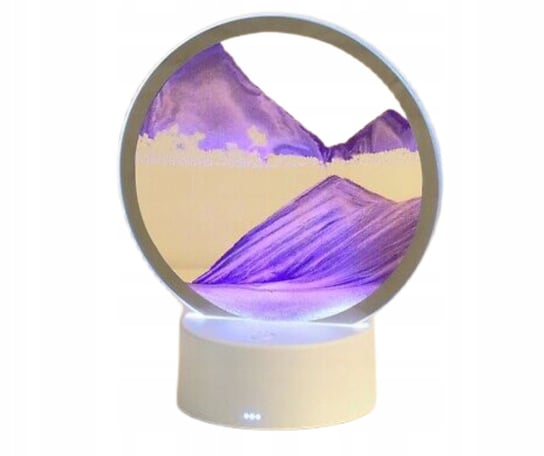 Stołowa Lampka Piasek Fioletowy Led Obraz 3D Inna marka