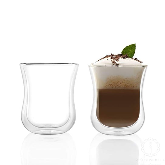 Stolzle Lausitz - Coffee' n more ręcznie robiona szklanka do kawy, herbaty, drinków 180 ml. 2 szt. Stolzle Lausitz