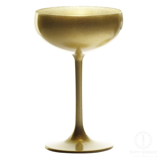 Stolzle Lausitz Olympic złote kieliszki do drinków, szampana, koktajli, 230 ml. 6 szt. Stolzle Lausitz