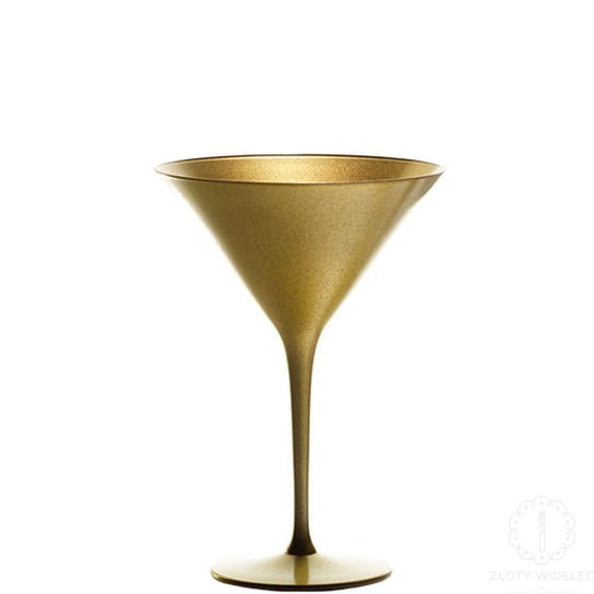 Stolzle Lausitz Olympic złote kieliszki do koktajli, drinków 240 ml. 6 szt. Stolzle Lausitz